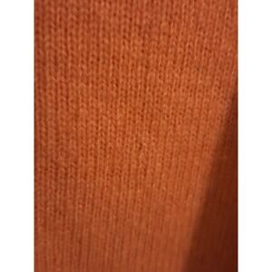 Aaron & Amber Womens Pointelle Knit Cotton Sweater Pink Burgundy Stripe Small